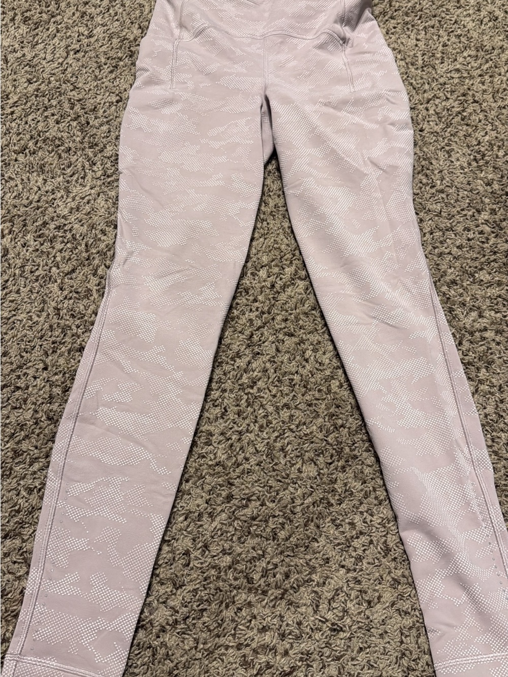 lululemon athletica Light Pink Camo Leggings